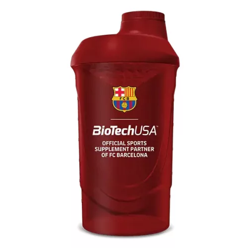 BioTech USA Wave Shaker FC Barcelona 600 ml piros
