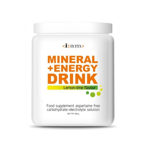I:AM Mineral +Energy Drink Lemon-Lime izotóniás italpor (citrom-lime ízesítésű) 800 g
