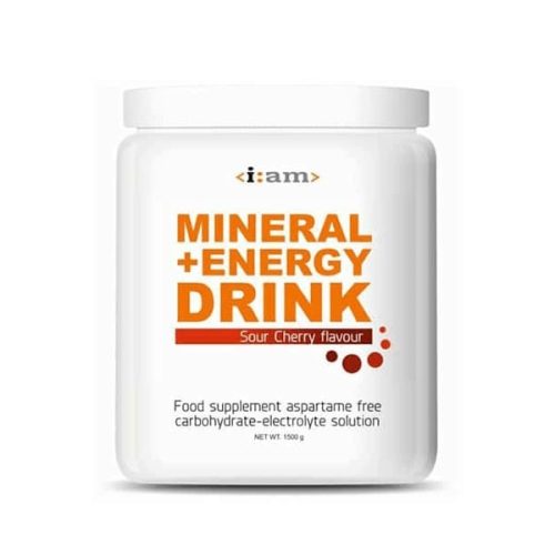 I:AM Mineral +Energy Drink Sour Cherry izotóniás italpor (meggy ízesítésű) 1500 g