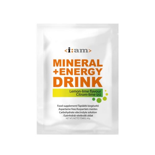 I:AM Mineral +Energy Drink izotóniás italpor (citrom-lime ízesítésű) 40g