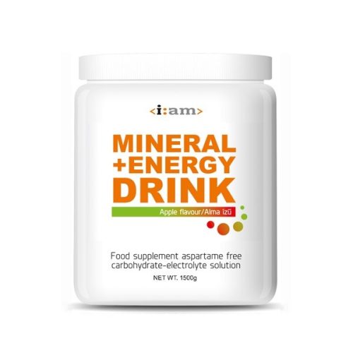 I:AM Mineral +Energy Drink Apple izotóniás italpor (alma ízesítésű) 1500 g