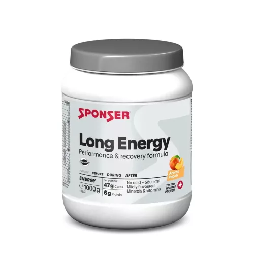 Sponser Long Energy sportital peach (barack ízesítésű) 1000 g