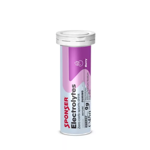 Sponser Electrolytes pezsgőtabletta berry (erdei gyümölcs ízesítésű) 10 db
