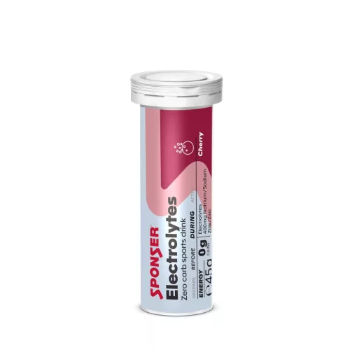 Sponser Electrolytes pezsgőtabletta cherry (cseresznye ízesítésű) 10 db