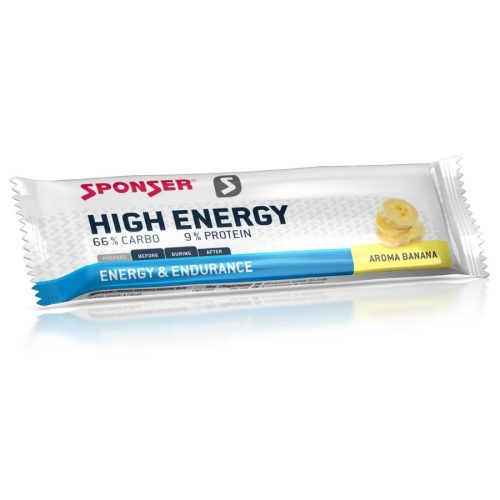 Sponser High Energy energiaszelet (banán ízesítésű) 45 g