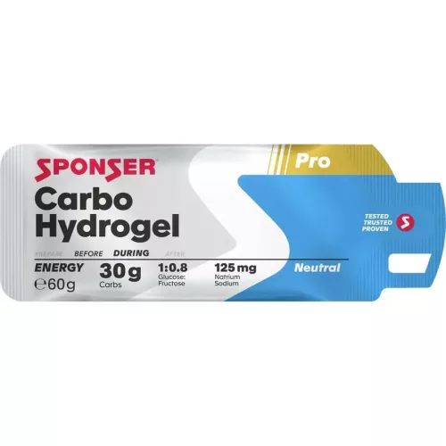 Sponser Carbo Hydrogel energia zselé (natúr ízesítésű) 60 g
