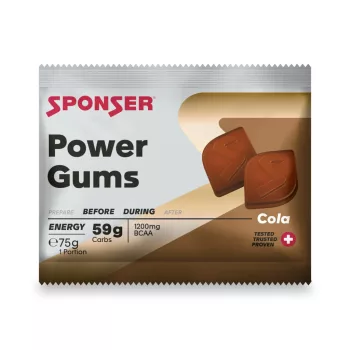   Sponser Power Gums energia gumicukor (kóla ízesítésű) 75 g