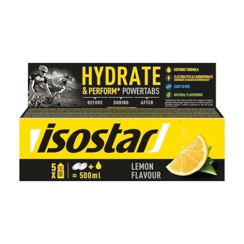 Isostar Fast Hydration Powertabs pezsgőtabletta 10x12 g (citrom ízesítésű)