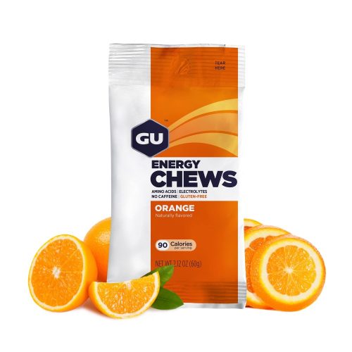 GU Energy Chews gumicukor Orange (narancs ízesítésű) 60 g