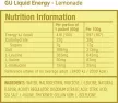 GU Liquid Energy energia zselé Lemonade (limonádé ízesítésű) 60 g