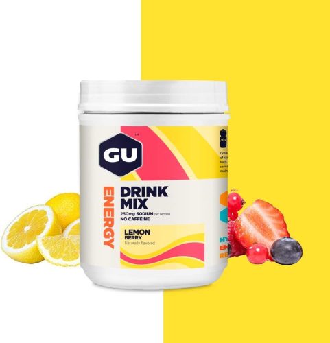 GU Energy Drink Mix izotóniás italpor Lemon Berry (30 servings) 840 g