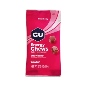   GU Energy Chews gumicukor Strawberry (eper ízesítésű) 60 g