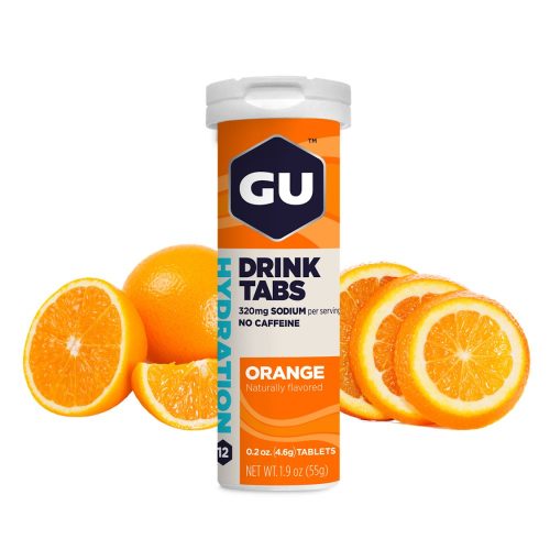 GU Hydration Drink Tabs pezsgőtabletta Orange (narancs ízesítésű) 12 db