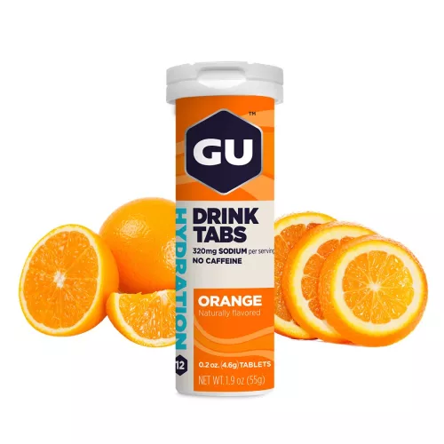 GU Hydration Drink Tabs pezsgőtabletta Orange (narancs ízesítésű) 12 db