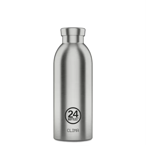 24Bottles Clima Bottle 500 ml brushed steel