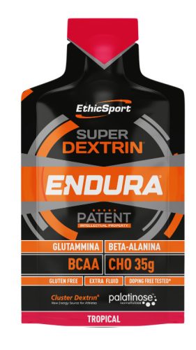 EthicSport Super Dextrin Endura energia zselé Tropical (trópusi gyümölcs ízesítésű) 60 ml