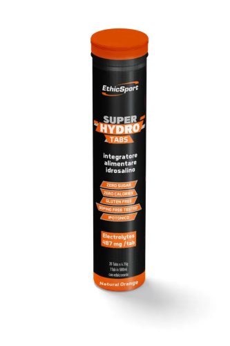 EthicSport Super Hydro Tabs pezsgőtabletta Natural Orange (narancs ízesítésű) 20 db