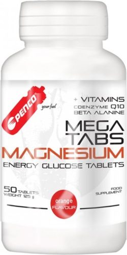Penco Mega Tabs Magnesium magnézium tabletta (narancs ízesítésű) 50 db