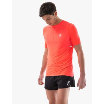   Compressport Training SS Logo TShirt férfi rövid ujjú futópóló