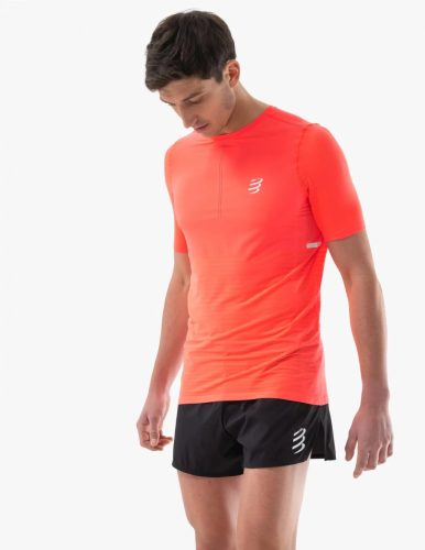 Compressport Training SS Logo TShirt férfi rövid ujjú futópóló
