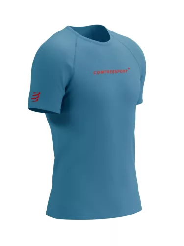 Compressport Training SS Logo TShirt férfi rövid ujjú futópóló S