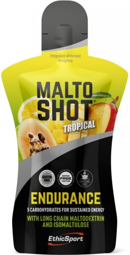 EthicSport Malto Shot Endurance energia zselé (trópusi gyümölcs ízesítésű) 50 ml