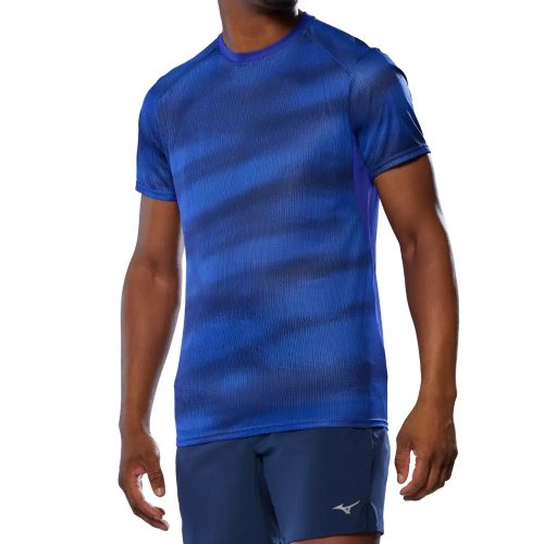 Mizuno DryAeroFlow Graphic Tee férfi rövid ujjú futópóló S