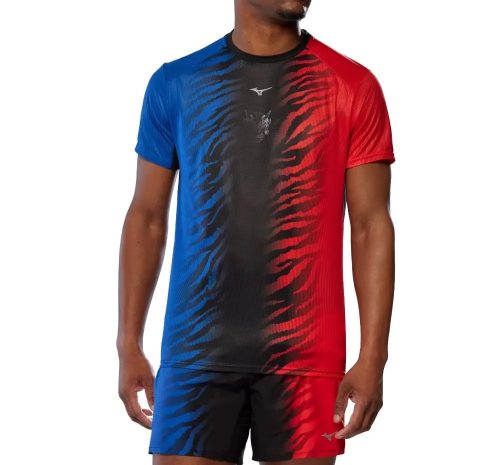 Mizuno DryAeroFlow Graphic Tee férfi rövid ujjú futópóló L