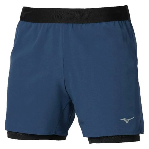 Mizuno Core 5.5 Inches 2in1 Short férfi futó rövidnadrág L