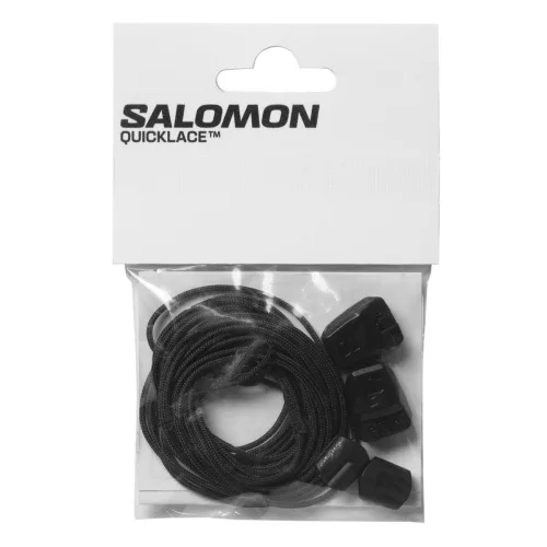 Salomon Quicklace Kit cipőfűző fekete