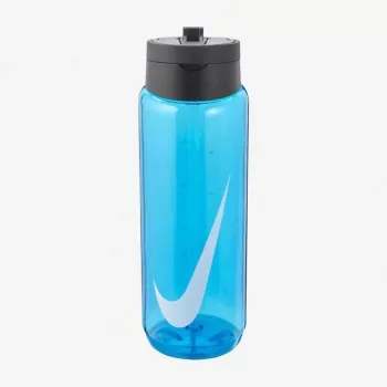   Nike TR Renew Recharge Straw Bottle 24 oz Blue Fury/Black 700 ml