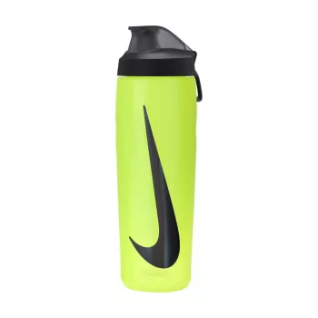 Nike Refuel Bottle Locking Lid 24 oz Volt/Black 700 ml