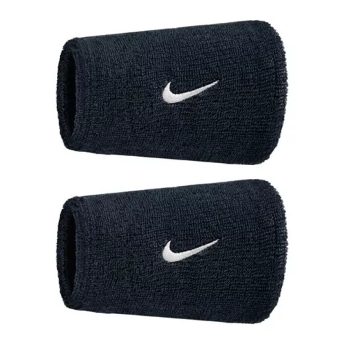 Nike Swoosh Doublewide Wristbands csuklószorító fekete