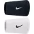 Nike Swoosh Doublewide Wristbands csuklószorító Black/White/Black
