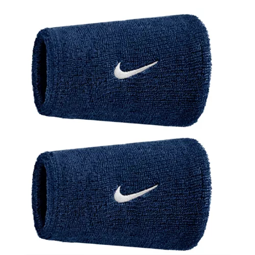 Nike Swoosh Doublewide Wristbands csuklószorító kék