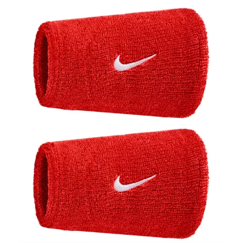 Nike Swoosh Doublewide Wristbands csuklószorító piros