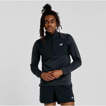  New Balance Athletics Heat Grid 1/2 Zip férfi hosszú ujjú téli futófelső