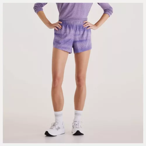 New Balance 3 inch RC Printed Short női futó rövidnadrág M