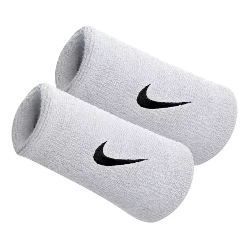 Nike Swoosh Doublewide Wristbands csuklószorító fehér