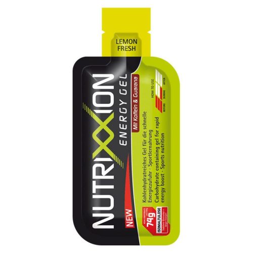 Nutrixxion Energy Gel energia zselé Lemon Fresh (citrom ízesítésű) 40 g