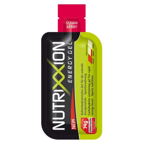 Nutrixxion Energy Gel energia zselé Strawberry (eper ízesítésű) 40 g