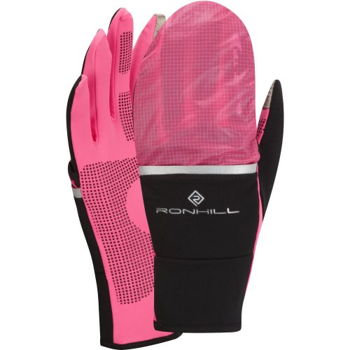 Ronhill Switch Glove futókesztyű Black/Fluo Pink