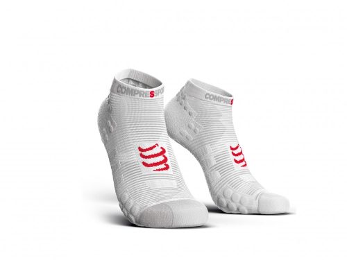 CompresSport Pro Racing Socks V3.0 Run (Low) White_39-41
