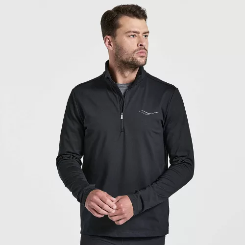 Saucony Solstice 1/4 Zip férfi hosszú ujjú futófelső XL