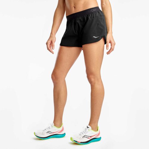 Saucony Outpace 2.5 inch Split Short női futó rövidnadrág XL