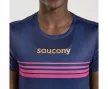 Saucony Elite Short Sleeve női rövid ujjú futópóló L