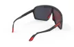 Rudy Project Spinshield napszemüveg Black/Multilaser Red