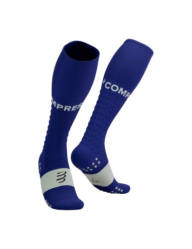 Compressport Full Socks Run kompressziós zokni Dazzling Blue/Sugar Swizzle 45-48
