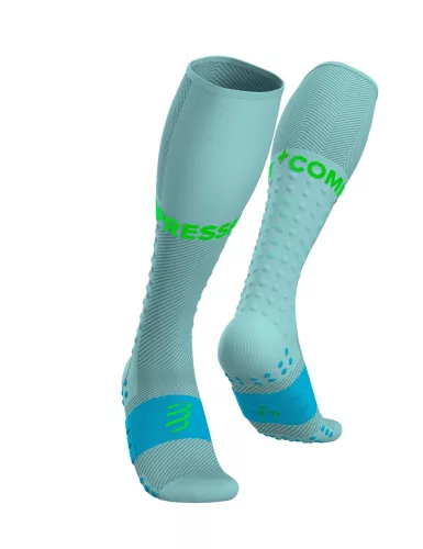 Compressport Full Socks Run kompressziós zokni Ether/Norse Blue 39-41