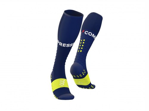 Compressport Full Socks Run kompressziós zokni Sodalite Blue uniszex 42-44